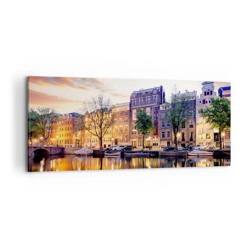 Schilderen op canvas - Ingetogen en serene Nederlandse schoonheid - 100x40 cm