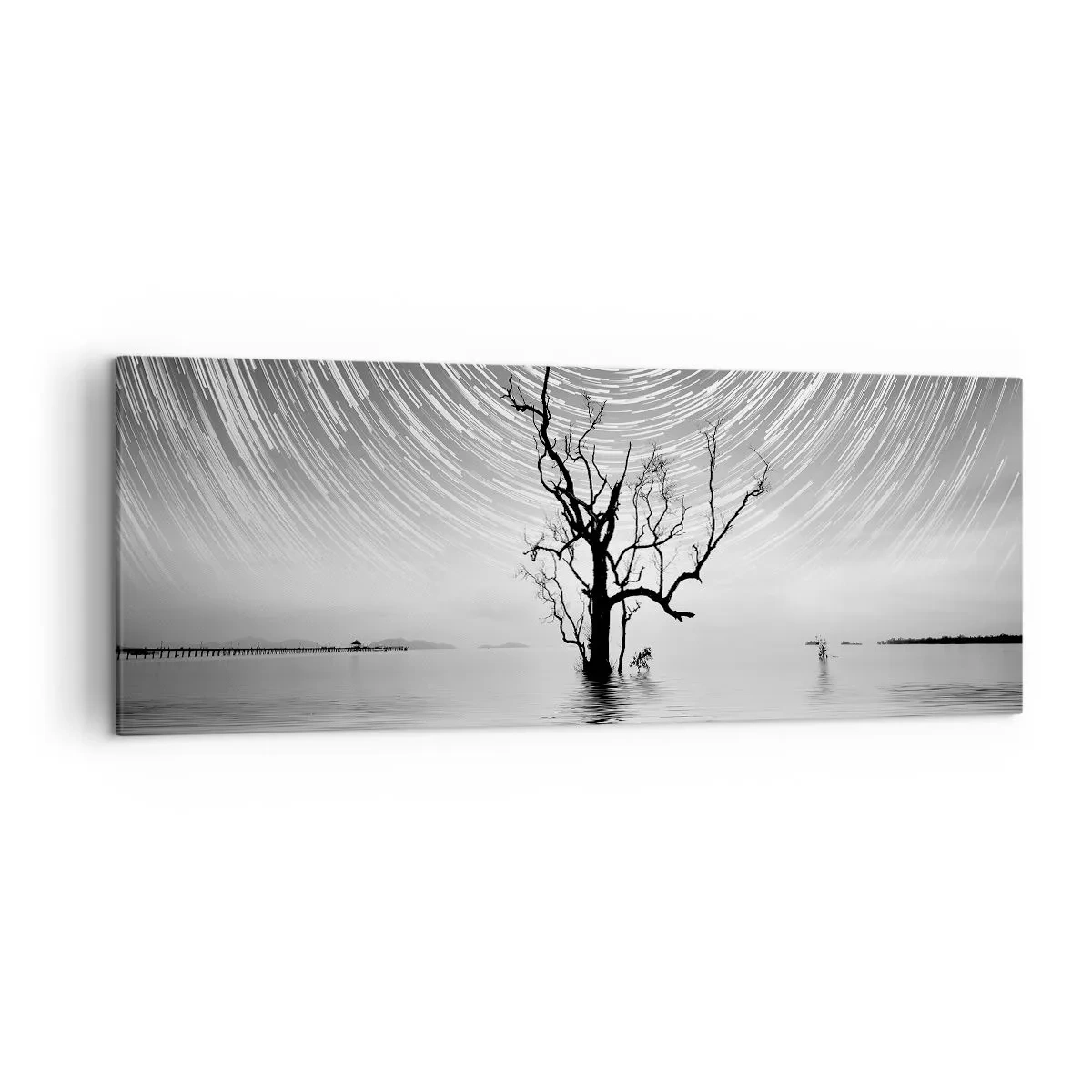 Schilderen op canvas - Een symfonie van de natuur - 140x50 cm