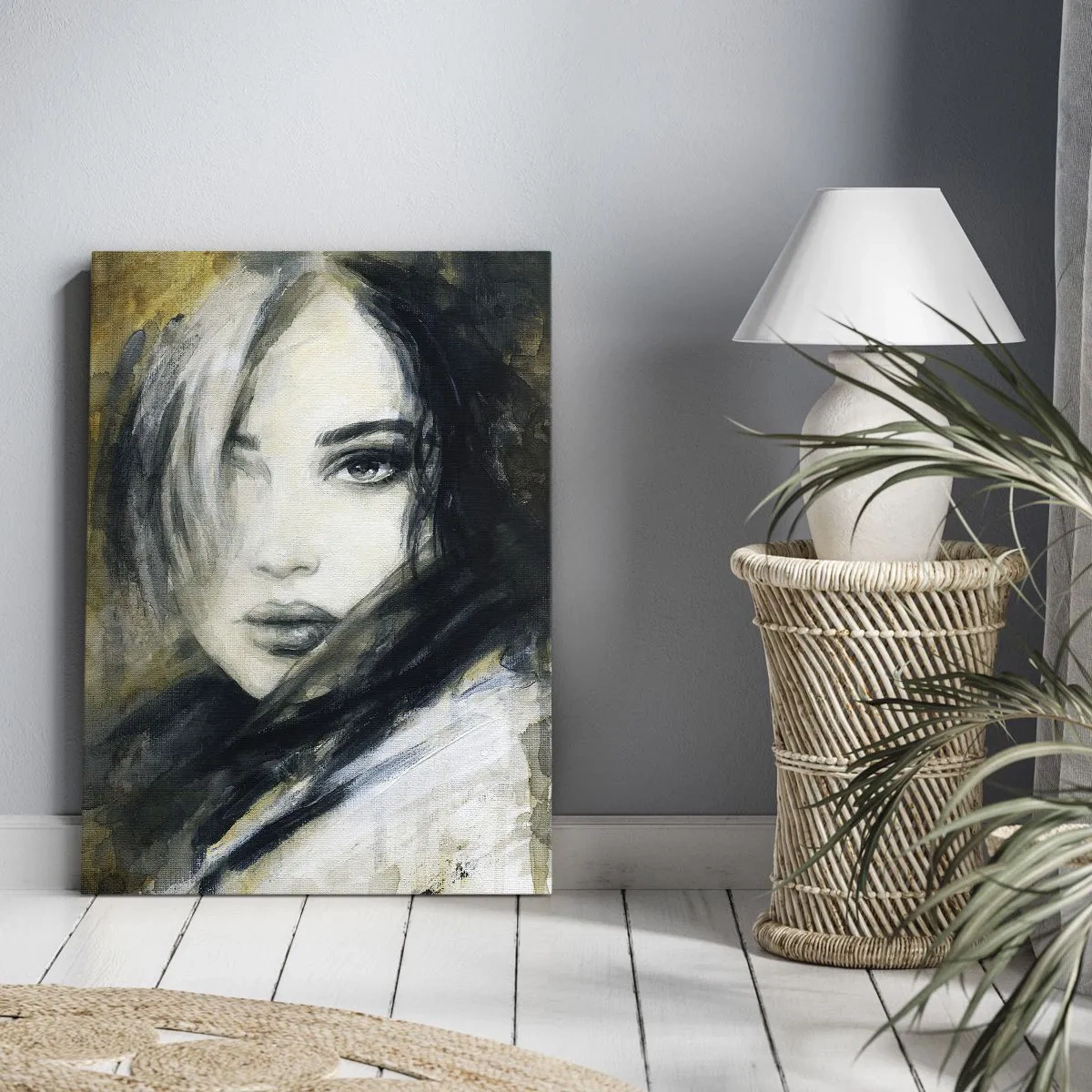 Schilderen op canvas - onschuldiger of sensueler? - 50x70 cm
