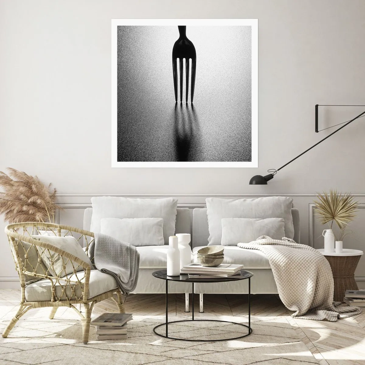 Poster - Licht en schaduw - 50x50 cm