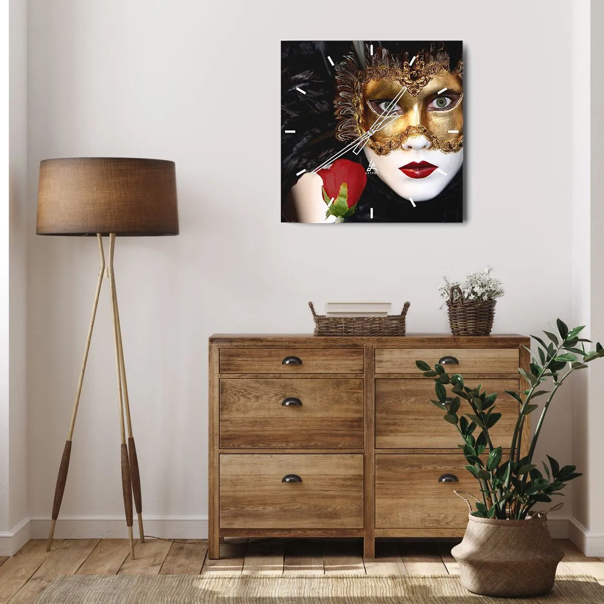 Wandklok - Klok - Het leven is een grote bal  - 40x40 cm