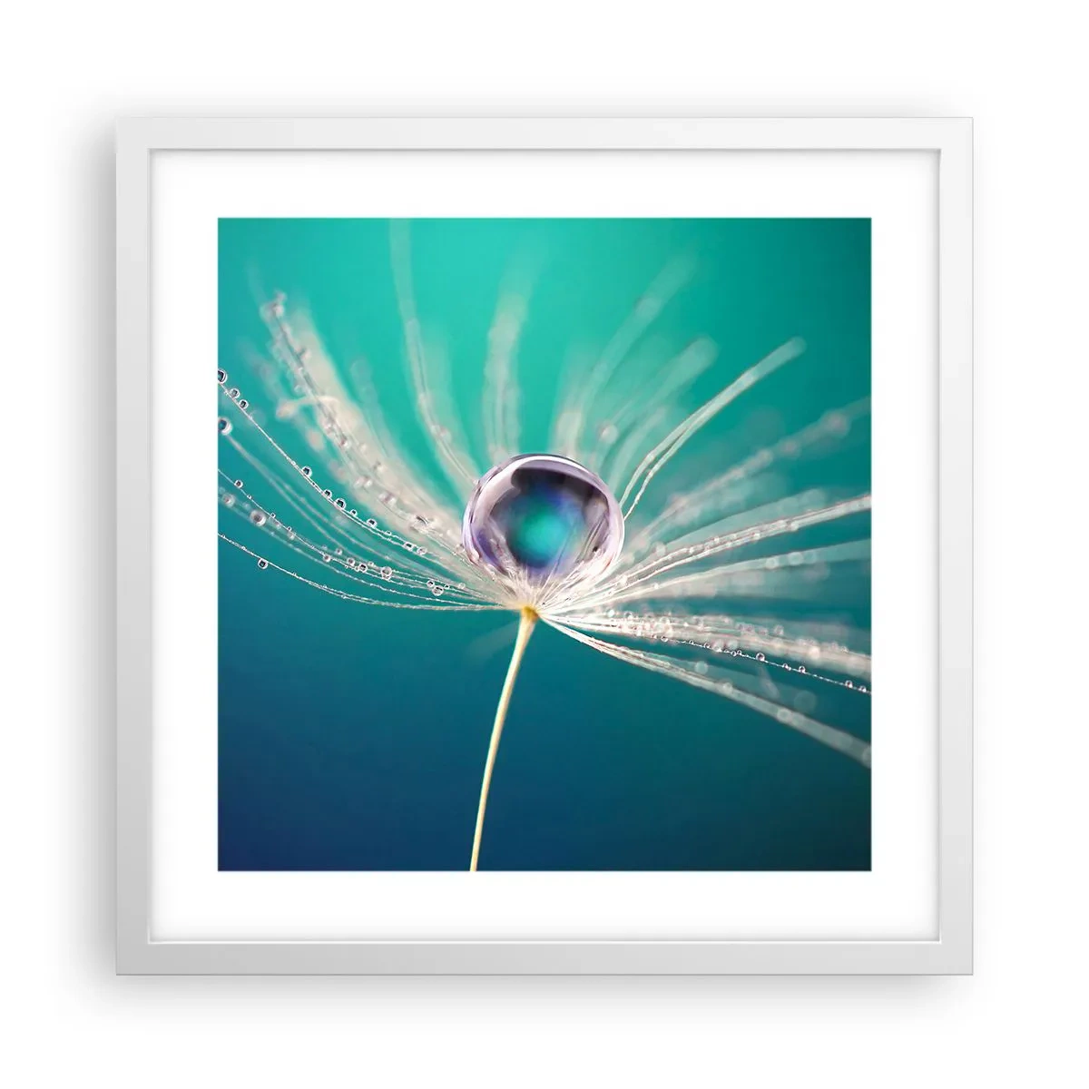 Poster in een witte lijst - Mystiek moment - 40x40 cm