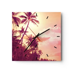 Wandklok - Klok - Je moet kiezen - 30x30 cm