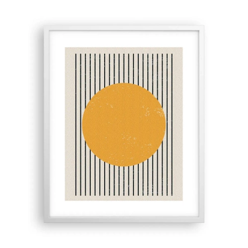 Poster in een witte lijst - De kracht van eenvoud - 40x50 cm