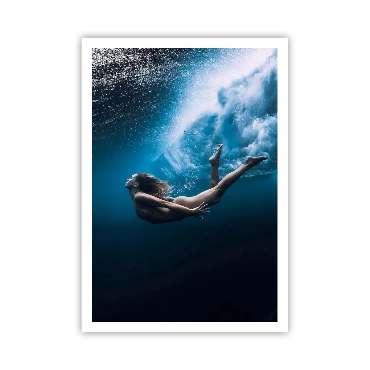 Poster - Een moderne zeemeermin - 70x100 cm