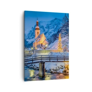 Schilderen op canvas - Kerstgeest - 50x70 cm