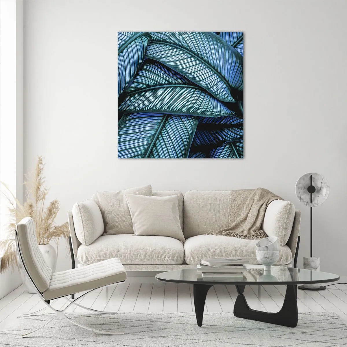 Schilderen op glas - Levens lijnen - 40x40 cm