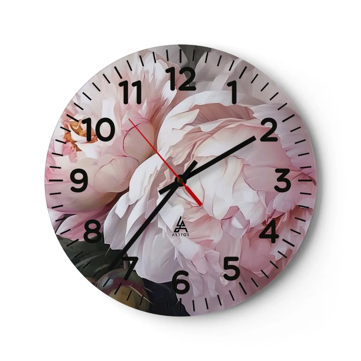 Wandklok - Klok - In bloei gestopt - 40x40 cm
