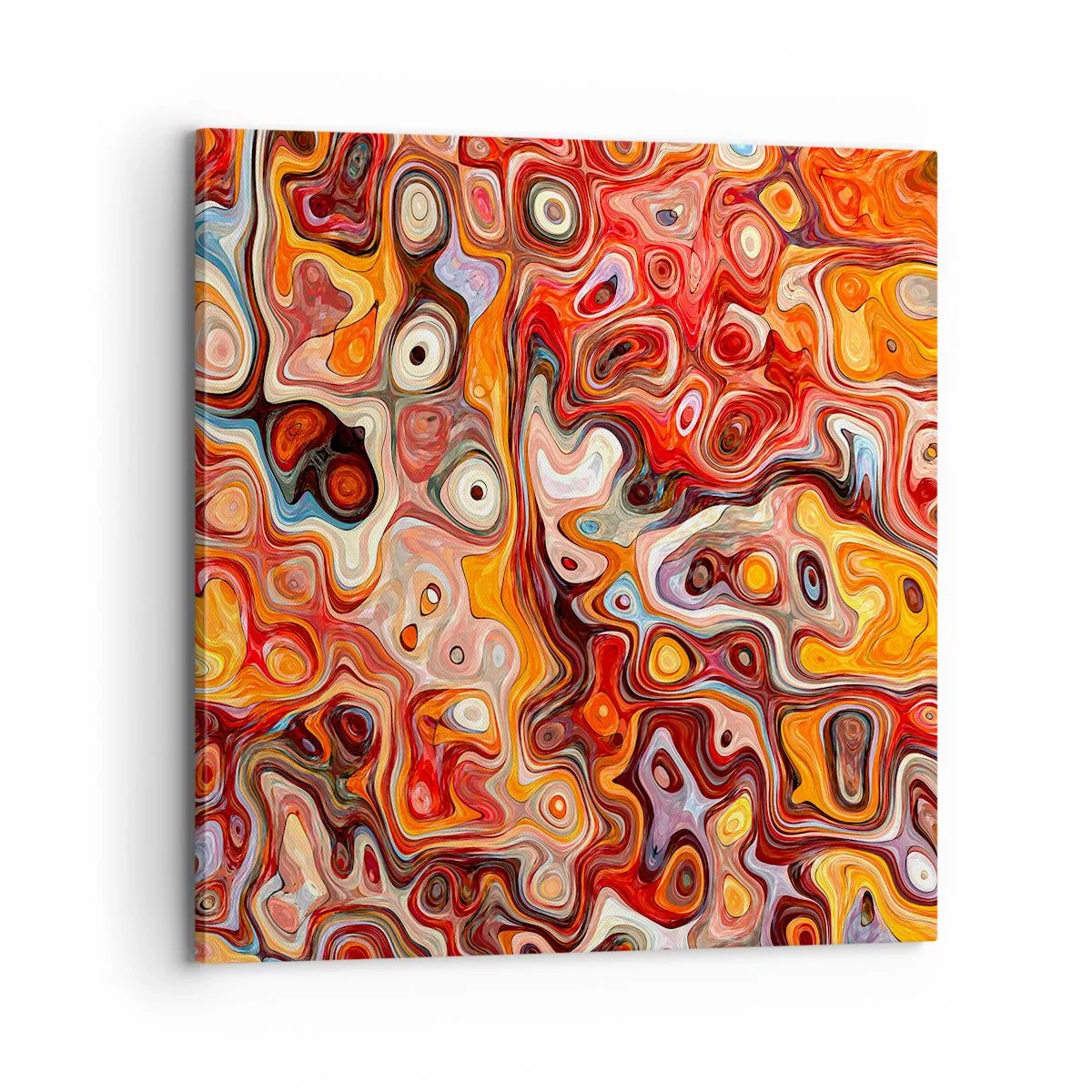 Schilderen op canvas - Als de noten gesmolten zijn in honing - 70x70 cm