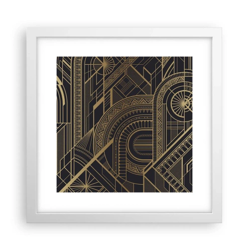 Poster in een witte lijst - Concepten, ideeën, plannen - 30x30 cm