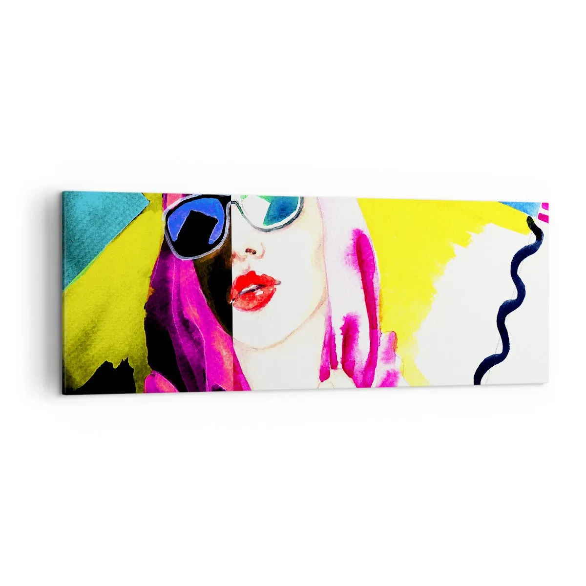 Schilderen op canvas - Ik ben niet wit en ik ben niet zwart - 140x50 cm