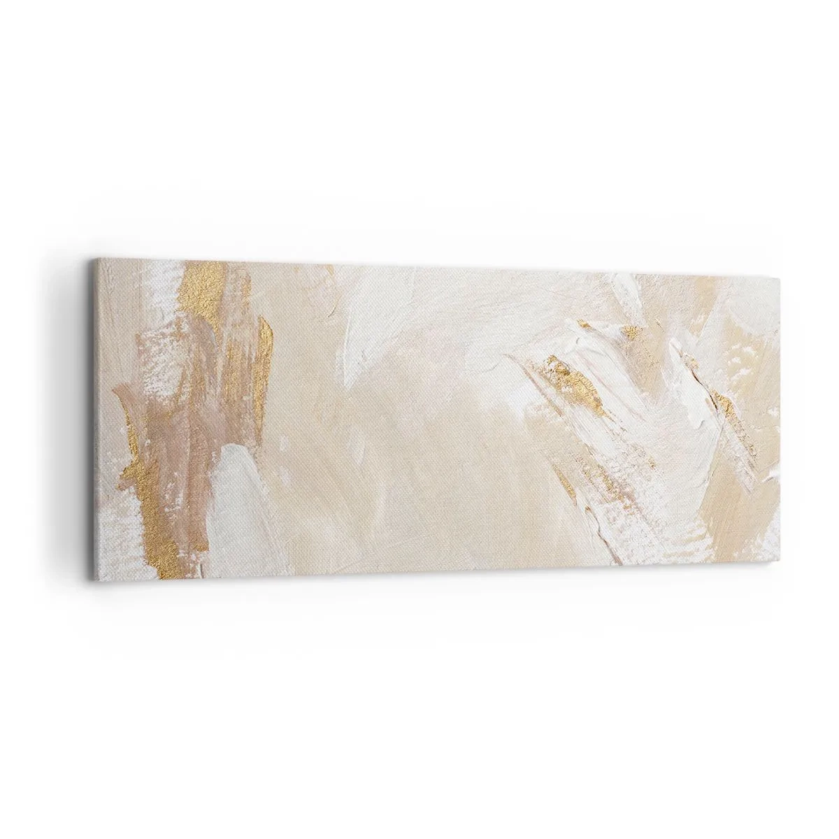 Schilderen op canvas - Pastelkleurige compositie - 120x50 cm