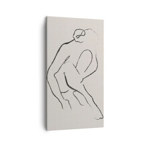 Schilderen op canvas - Intieme schets - 45x80 cm