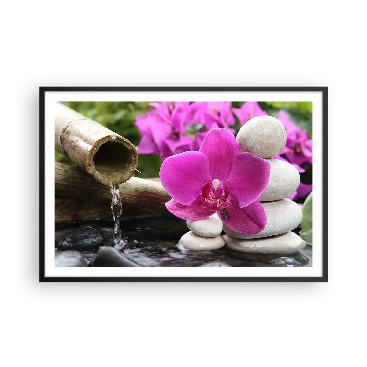 Poster in een zwarte lijst - Je bent al aan het rusten - 91x61 cm