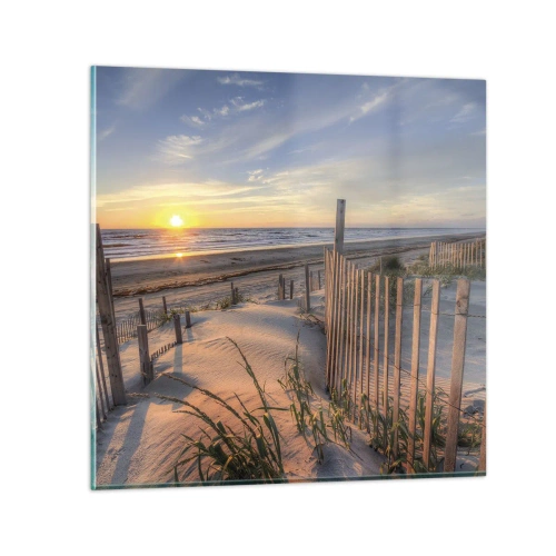 Schilderen op glas - Glans en schaduw van de wind - 30x30 cm