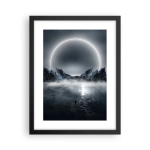 Poster in een zwarte lijst - Einde van het verhaal - 30x40 cm