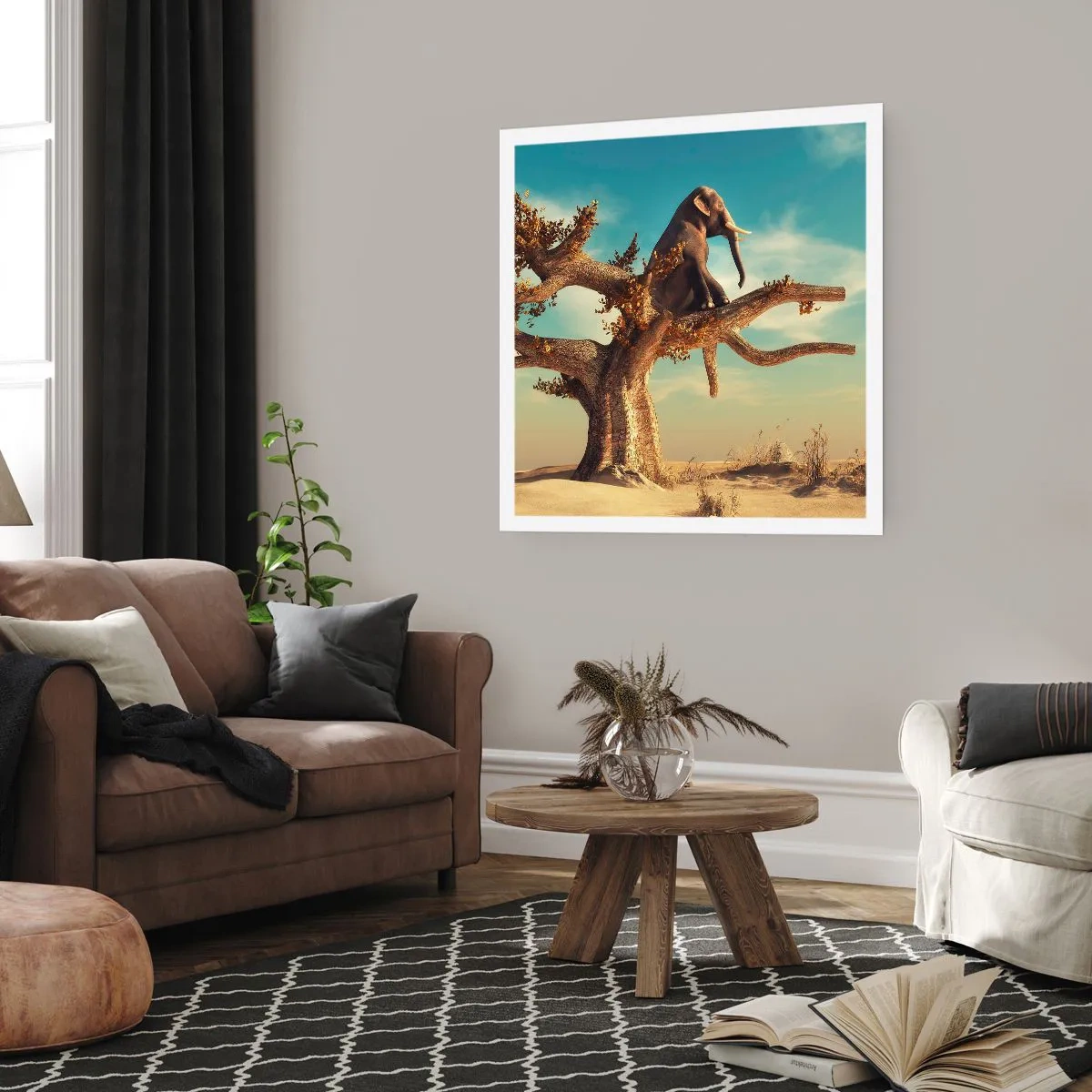 Poster - Een nieuw gezichtspunt - 50x50 cm