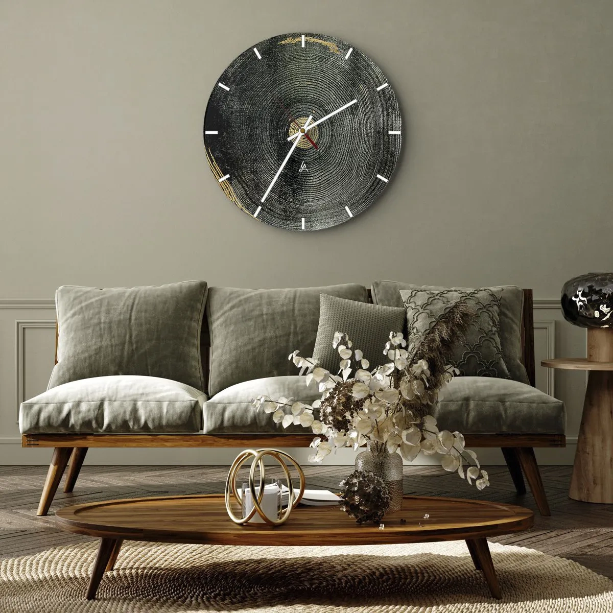 Wandklok - Klok - Veranderen en zijn - 40x40 cm