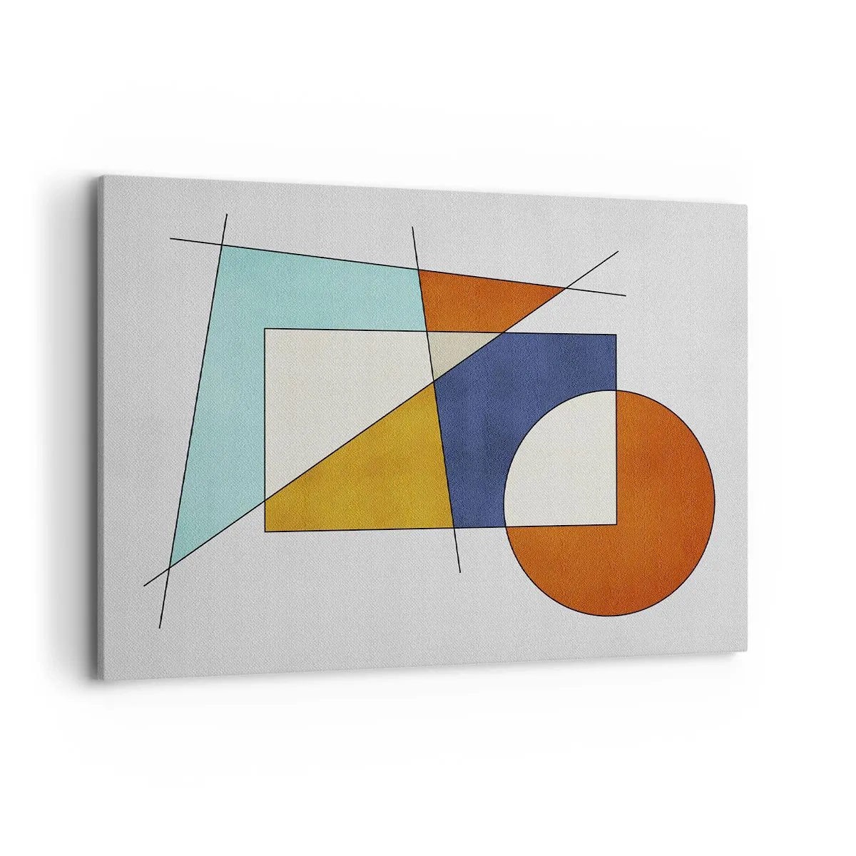 Schilderen op canvas - Abstractie: modernistisch plezier - 100x70 cm