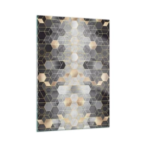 Schilderen op glas - Diamant samenstelling - 50x70 cm