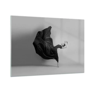 Schilderen op glas - Gevleugeld door muziek - 100x70 cm