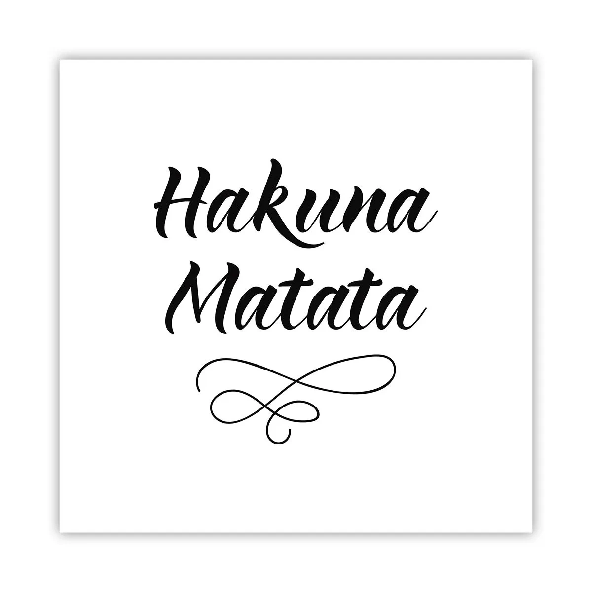 Poster - Beste advies - 30x30 cm