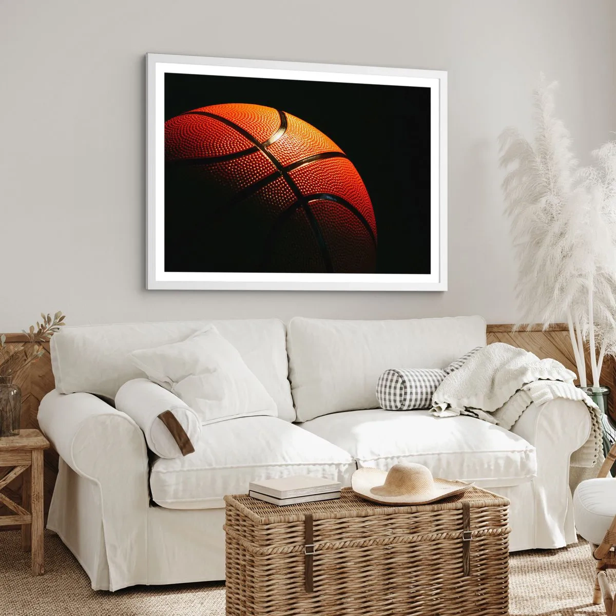 Poster in een witte lijst - Mooi als een planeet - 40x30 cm