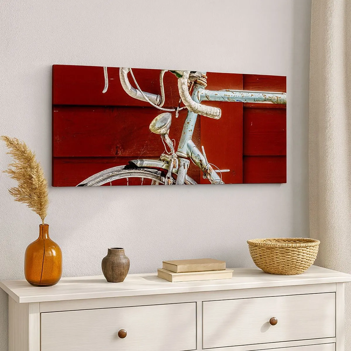 Schilderen op canvas - Gecreëerd om te winnen - 100x40 cm