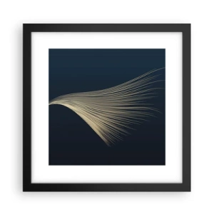 Poster in een zwarte lijst - Als het haar van een engel - 30x30 cm