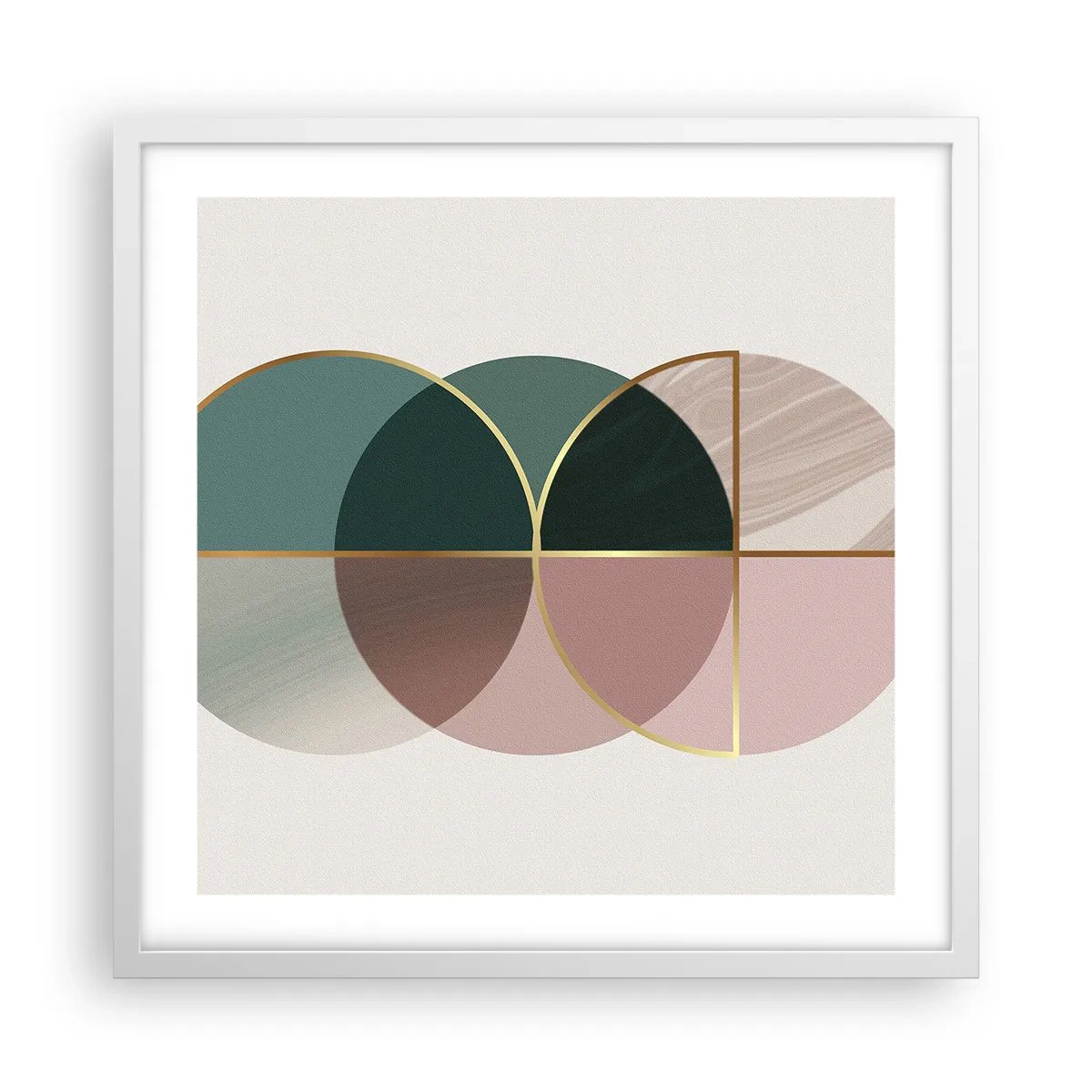 Poster in een witte lijst - Wiel voor wiel... - 50x50 cm