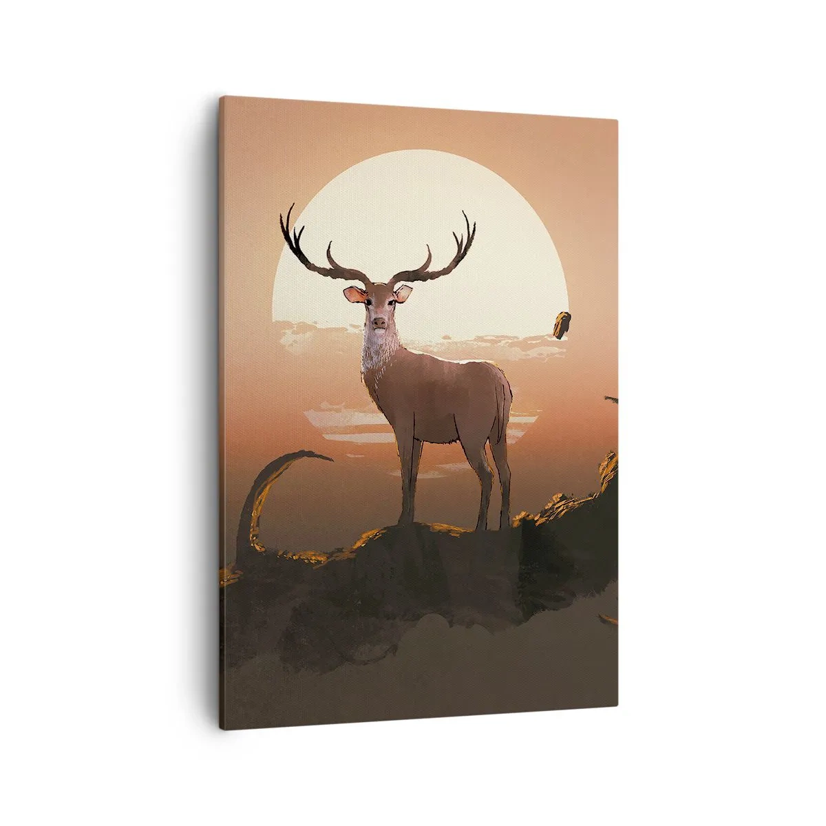 Schilderen op canvas - Deze nacht is anders dan alle andere - 50x70 cm