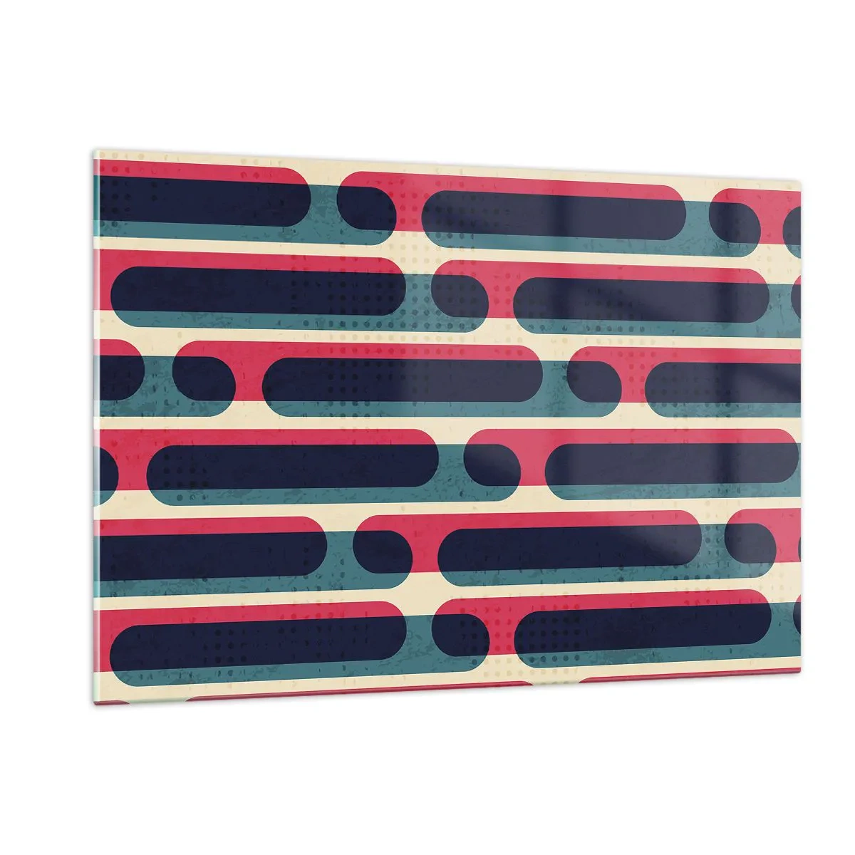 Schilderen op glas - In de diepte en vooruit - 120x80 cm