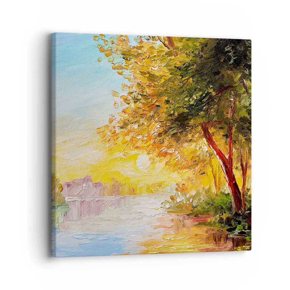 Schilderen op canvas - Et in Arcadia ego - 30x30 cm