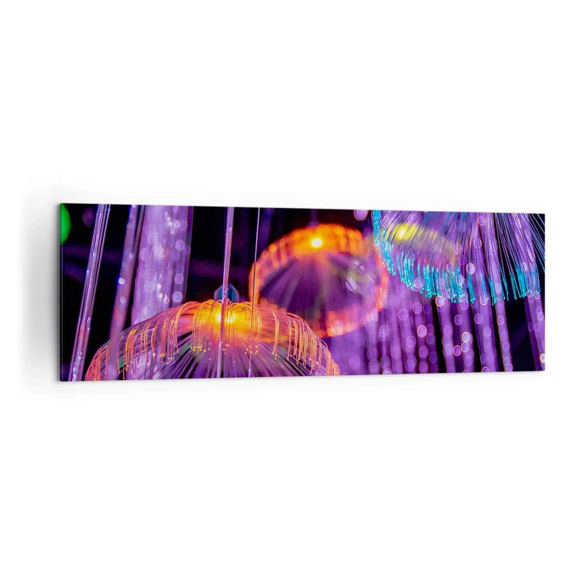 Schilderen op canvas - Lichte fontein - 160x50 cm