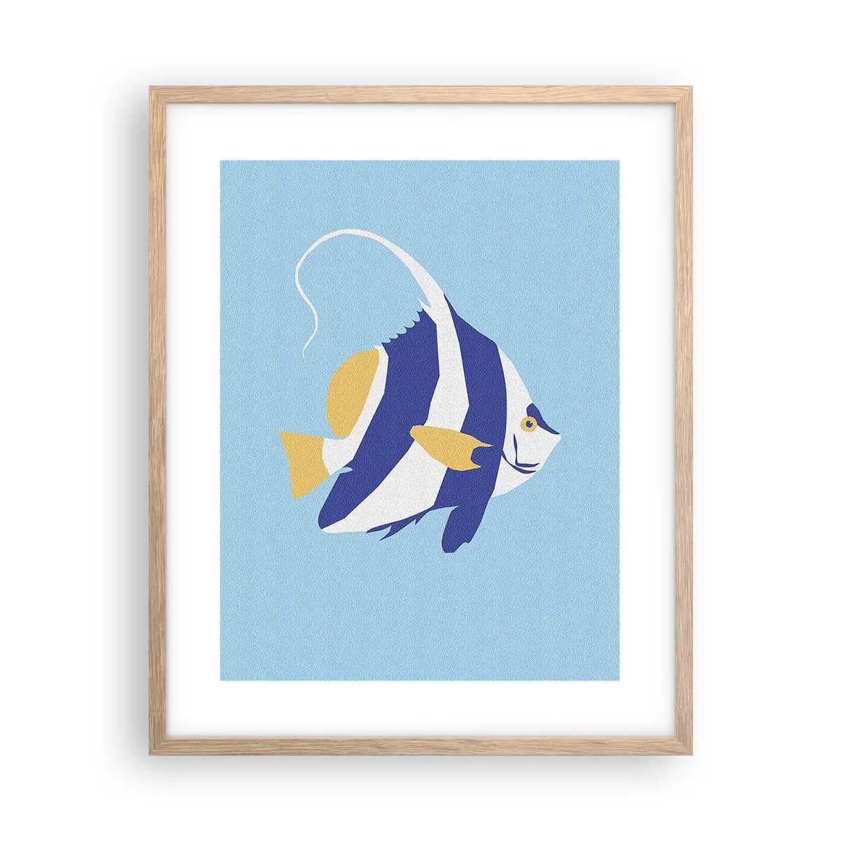 Een poster in een licht eiken lijst - Miss tropische wateren - 40x50 cm