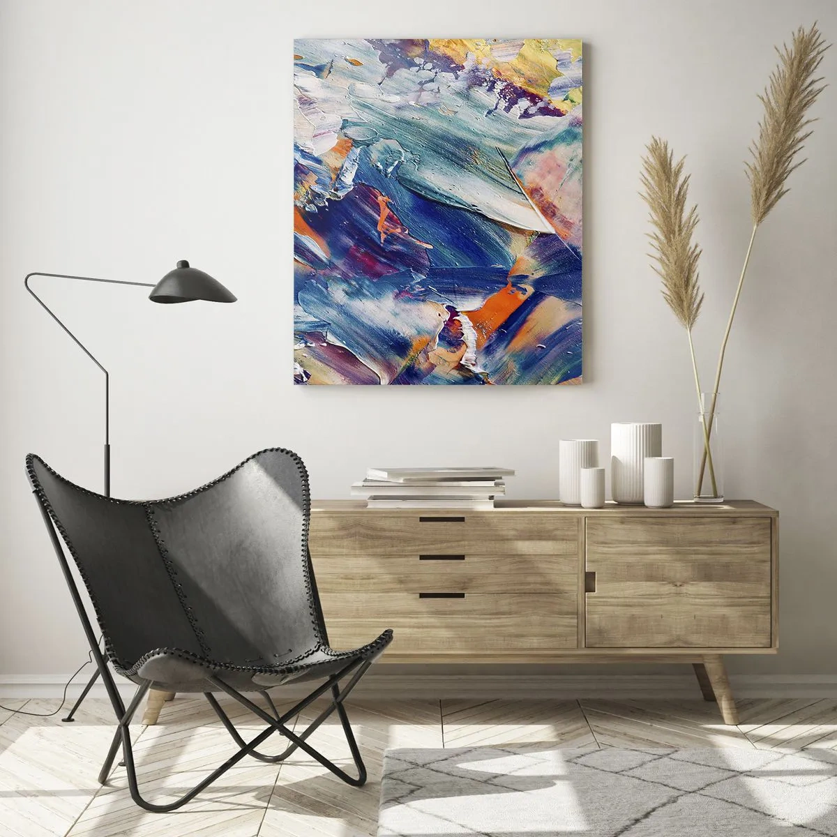 Schilderen op glas - Kleur verwarring - 50x70 cm