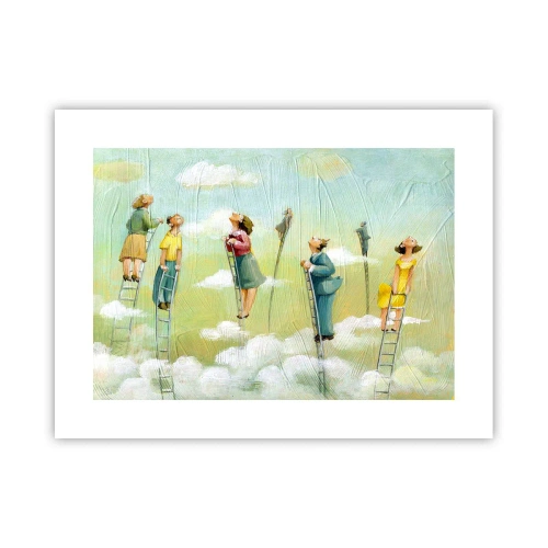 Poster - Achter je droom - 40x30 cm