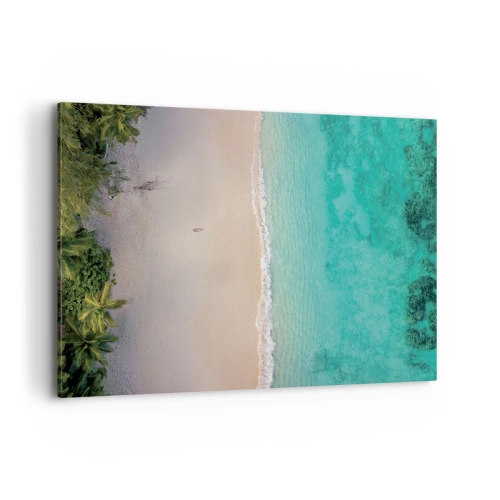 Schilderen op canvas - Paradijsstrand - 100x70 cm