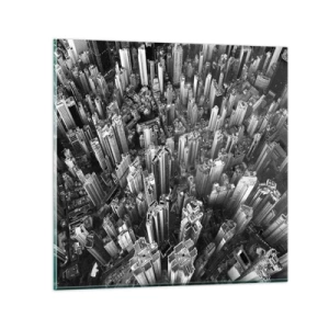 Schilderen op glas - Nog steeds hoger en hoger - 60x60 cm