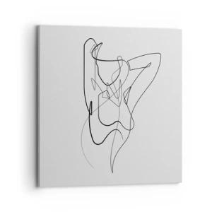 Schilderen op canvas - Zoals je echt bent… - 70x70 cm