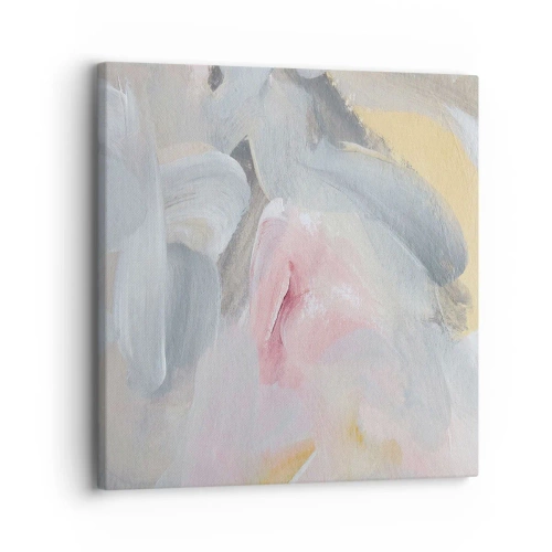Schilderen op canvas - In een pastelkleurige wereld - 30x30 cm
