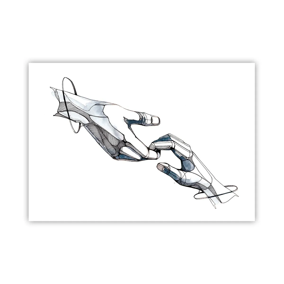 Poster - Een goed gebaar - 100x70 cm