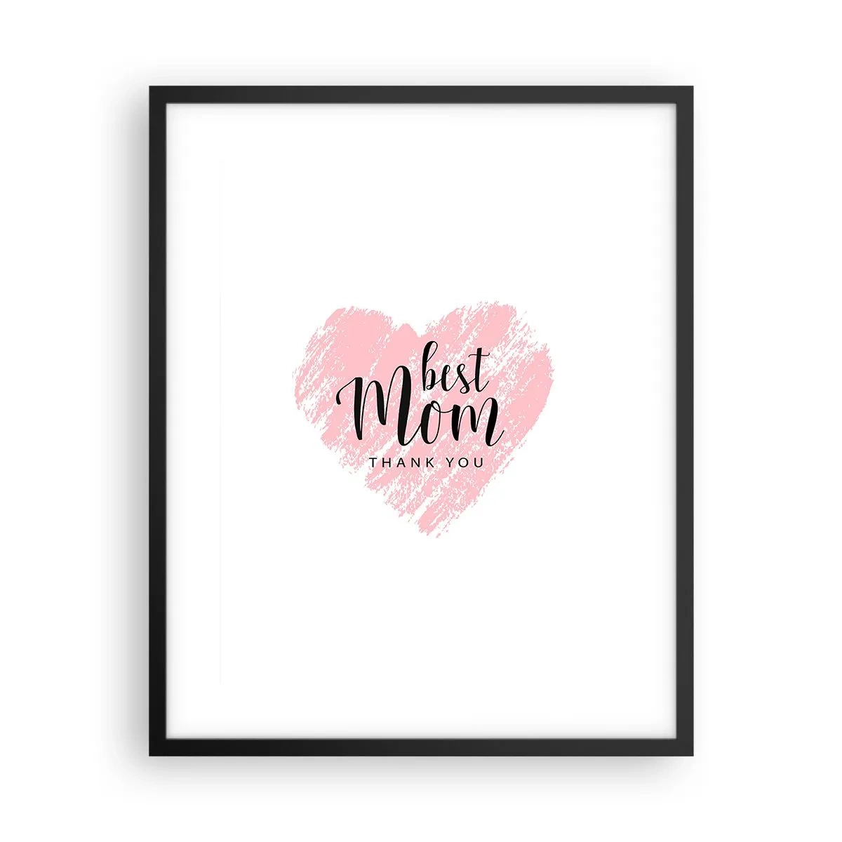 Poster in een zwarte lijst - Altijd het juiste moment - 40x50 cm