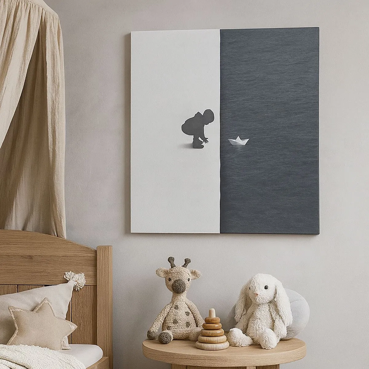 Schilderen op canvas - Geweldige expeditie - 30x30 cm