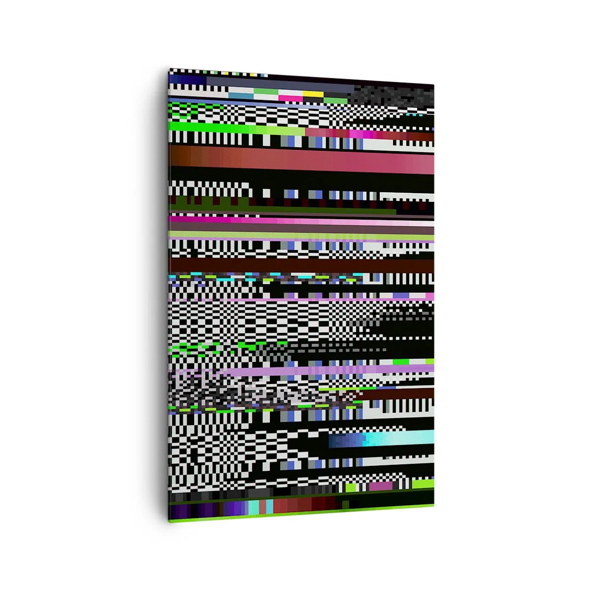 Schilderen op canvas - Het controlebeeld van de werkelijkheid - 80x120 cm