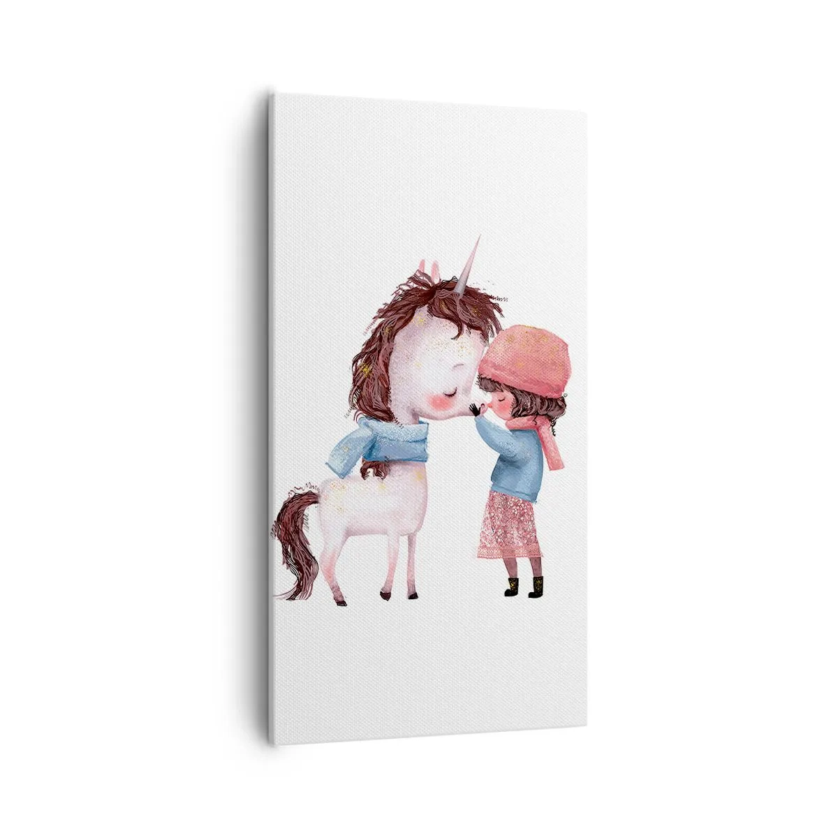 Schilderen op canvas - Een winterverhaal - 55x100 cm