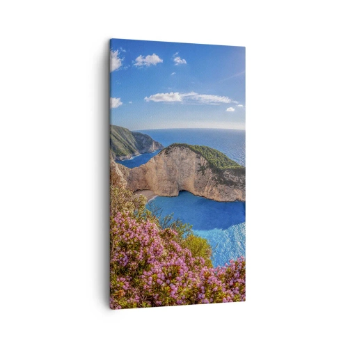 Schilderen op canvas - Mijn geweldige Griekse vakantie - 45x80 cm