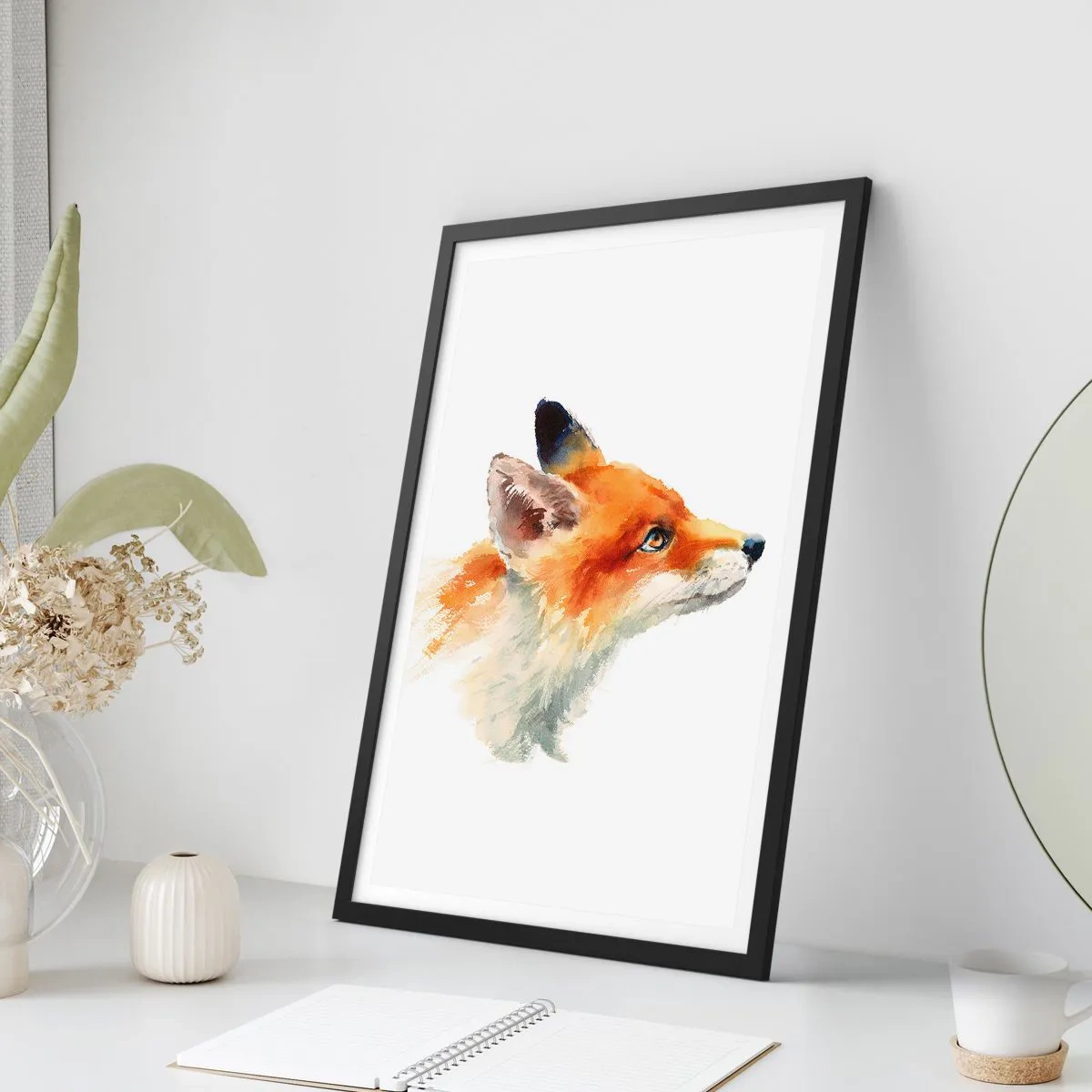 Poster in een zwarte lijst - Je kunt nooit voorzichtig genoeg zijn - 30x40 cm