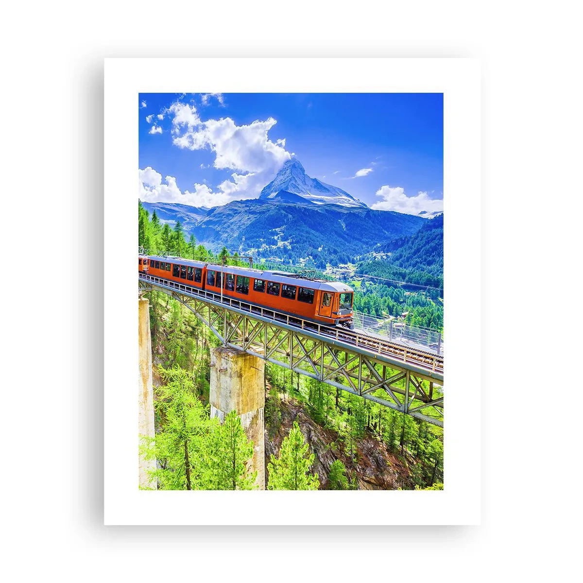 Poster - Het is tijd voor de Alpen - 40x50 cm