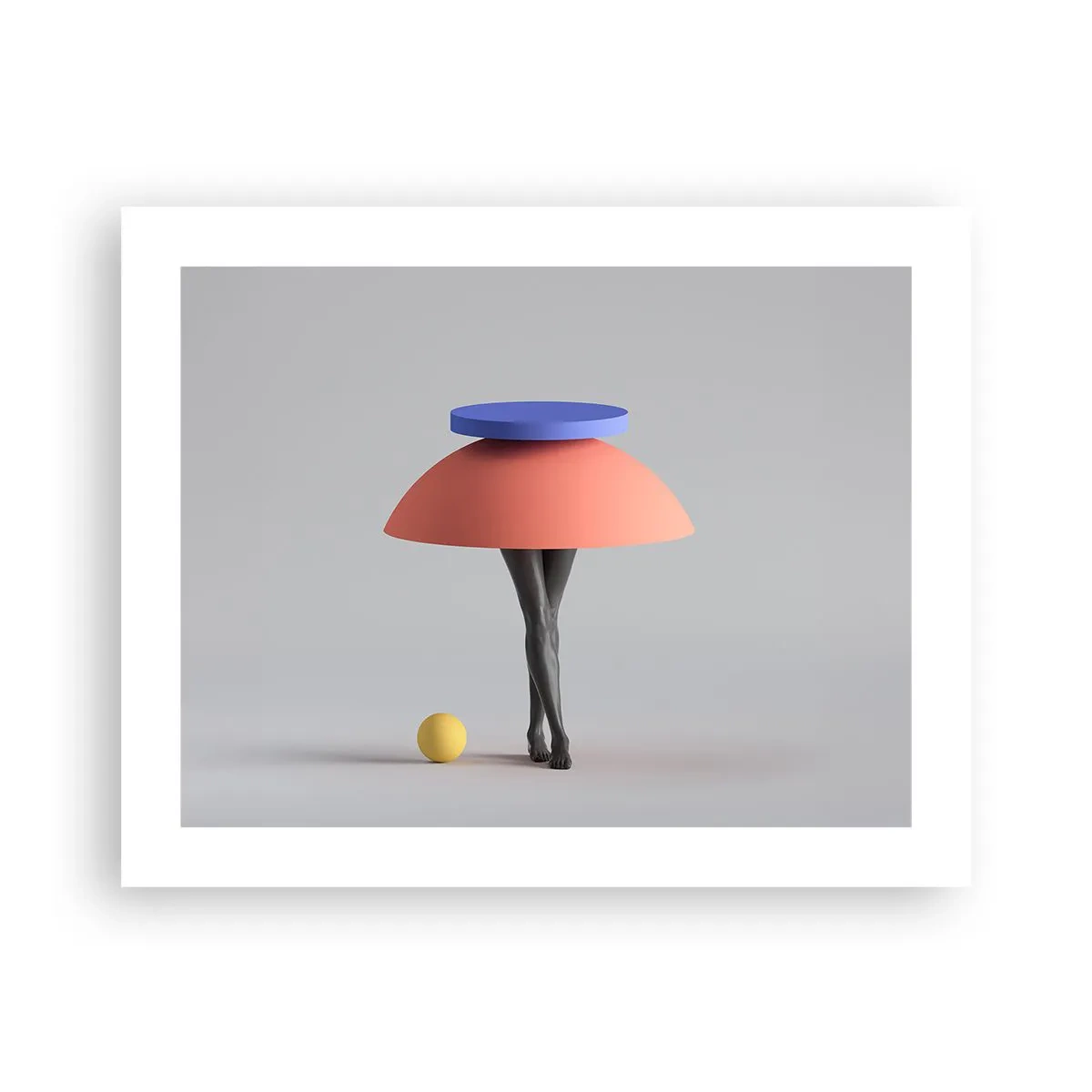 Poster - Surrealistische compositie - 50x40 cm